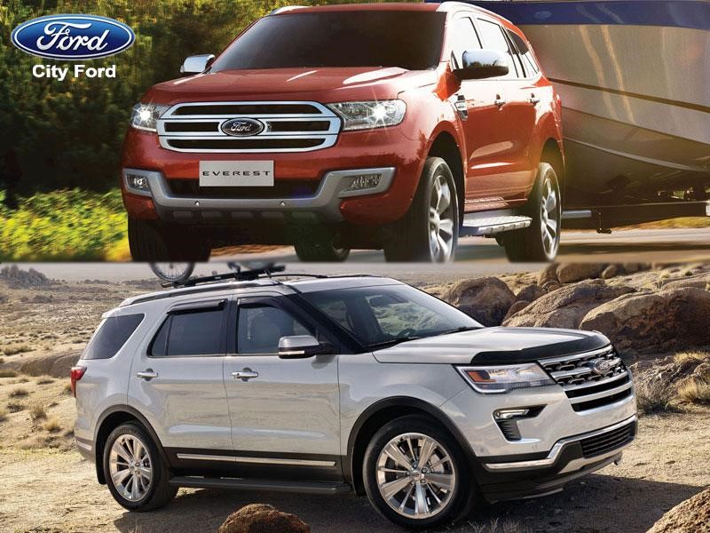 Ford Everest 2018 Titanium và Ford Explorer dang được nhiều người hâm mộ