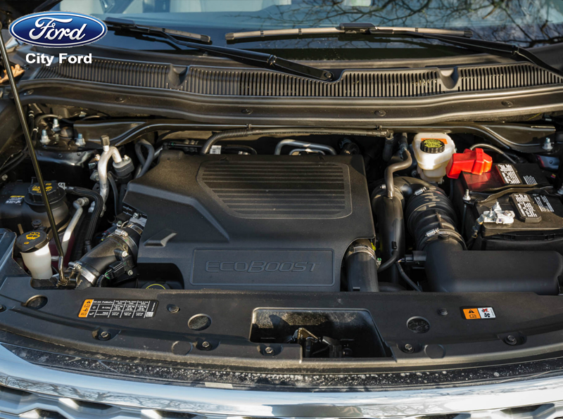 Khối động cơ xăng V6 EcoBoost 3.5L đầy mạnh mẽ của Ford Explorer Platinum